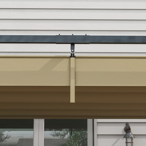 Rootz Pergola - Puutarhakatos - Patio -kansi - UV & Water -hylkivä - 400L x 300W x 222H CM
