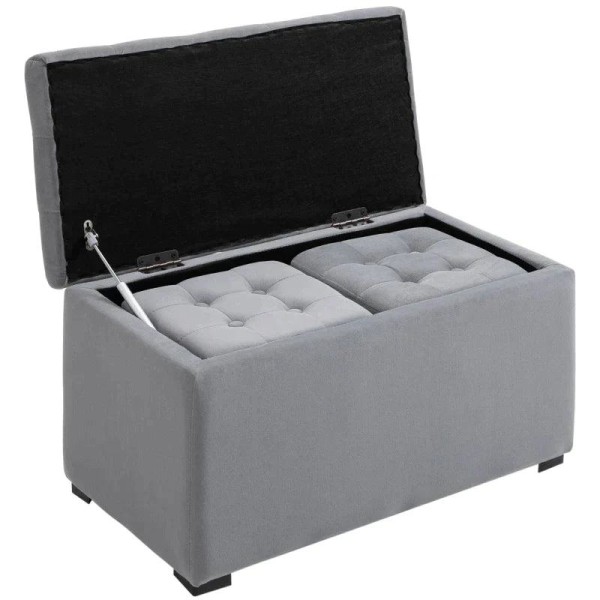 Rootz förvaringspallset - Bänk med förvaringsutrymme - 2 X pall