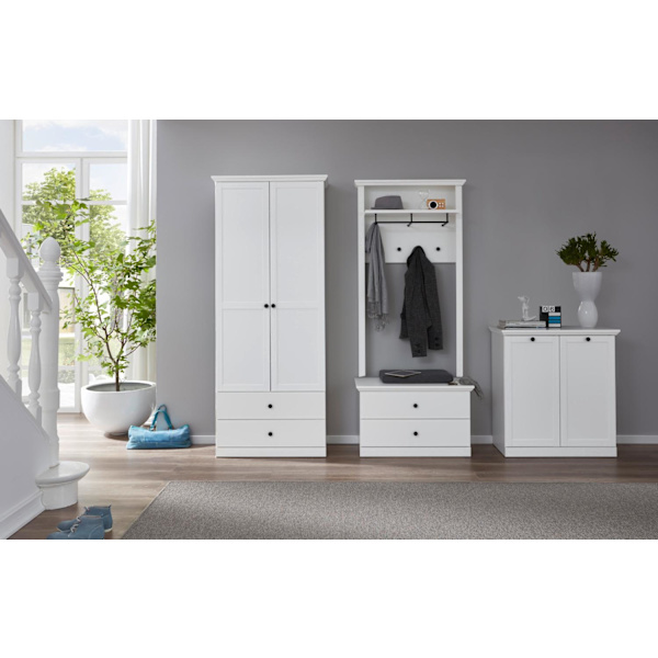 Rootz Garderobe - Skabe - Hvid - 81 x 196 x 41 cm