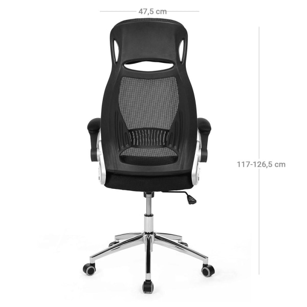 Rootz kontorsstol - Meshöverdrag & nackstöd - Ergonomisk design - Högt ryggstöd - Hög stabilitet - Lång hållbarhet - Högkvalitativt material - Armstöd