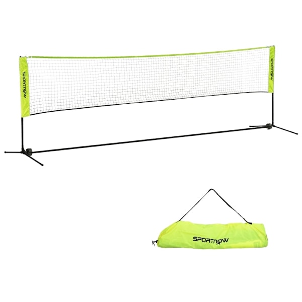 Rootz Portable Badminton Net Sæt - Volleyball Net - Højdejusterbar - Metalramme - Bæretaske - Blå - 420cm x 103cm x 107-155cm