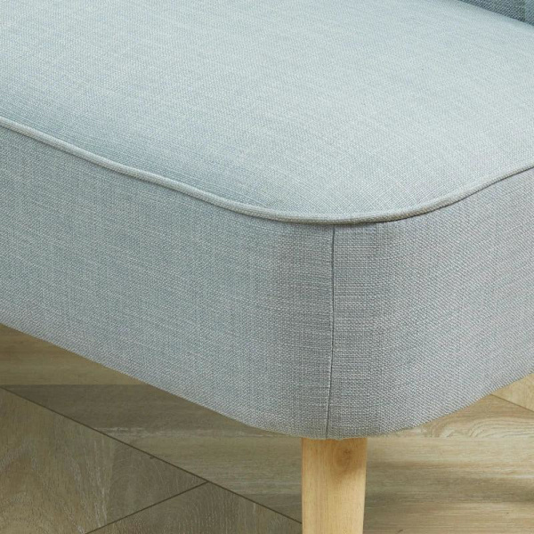 Rootz Soffa - 2-sits tygsoffa - Soffa - Lounge Soffa - Ljusgrön - 117 X 56,5 X 77 Cm