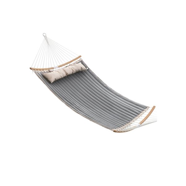 Rootz Bärbar Hängmatta - Utomhussängsäng - Hängande solstol - 300D Oxfordduk - Avkoppling Oasis - Trädgård, Vardagsrum, Strand - 200 cm x 140 cm - Grå