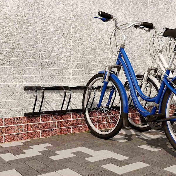 Rootz Cykelställ i galvaniserat järn - Cykelställ - Cykelhållare - Hållbar & väderbeständig - Enkel montering - Universal passform - 160,5 cm x 32 cm
