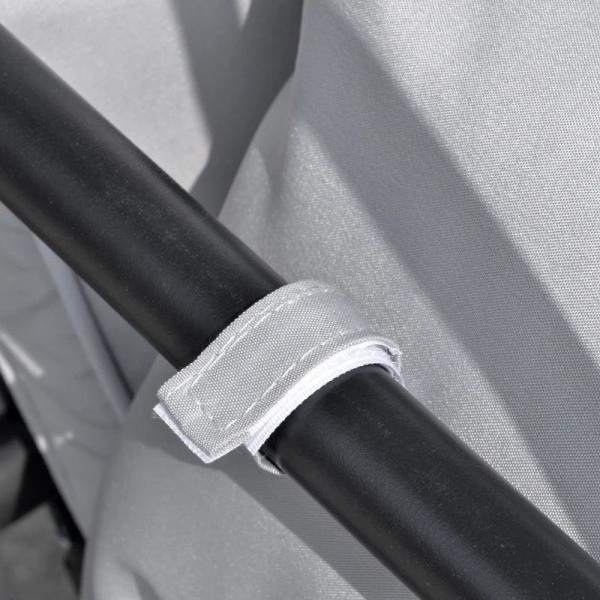 Rootz Hammock Swing - Keinutuoli - Puutarhakeinu - Kallistava toiminto - Metalli/polyesteri - Harmaa - 2,09 x 1,14 x 1,70 m