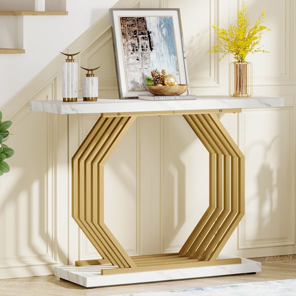 Rootz Chic Console Bord - Soffbord - Entrébord - Fläck- och reptålig - 100cm x 30cm x 82cm