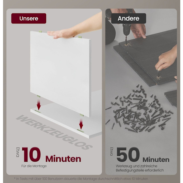 Rootz sengebord med opladningsfunktion - Natbord - Skuffe - Mat hvid - Spånplademateriale - 35 cm x 45 cm x 58,3 cm - 11,6 kg