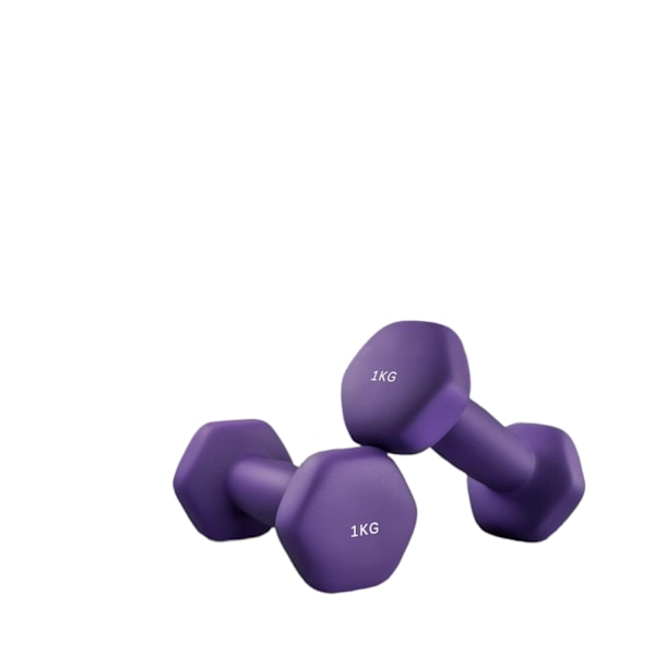 Rootz Dumbbell Set - Gratis vægte - Øvelsesvægte - Neoprenbelægning - 13,5 cm x 6,5 cm - Perfekt til styrketræning og træning i hjemmet