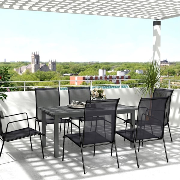 Rootz Garden Table - Utomhusbord - Utdragbart bord - Väderbeständig design - 160/220L x 90W x 73H cm