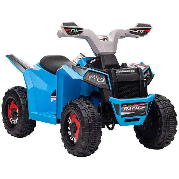 Rootz elektrisk fyrhjuling för barn - ATV för barn - Elfordon för småbarn - Säker hastighet - Enkel användning - Långvarigt roligt - 70 cm x 41,5 cm x