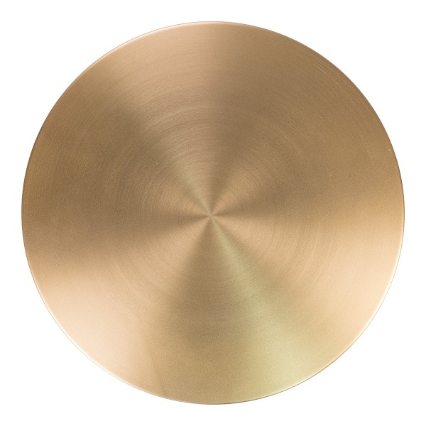 Rootz Lecco sidobord - Accentbord - Slutbord - Lyxdekor - marmor/mässing - 51 cm x 52 cm