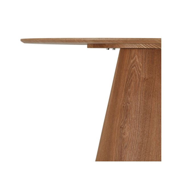 Matbord Rootz - Runt bord - Köksbord - MDF och faner - Elegant design - Utrymmeseffektivt - Stabilt och robust - 120cm x 120cm x 76cm