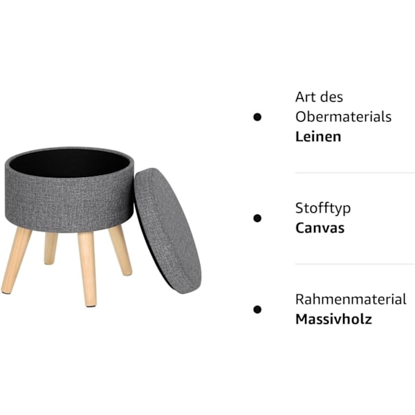 Rootz justerbar barstol i konstläder - bänkstol - vridbar sits - höjdjusterbar, 360° rotation, ergonomisk komfort - 84cm till 106cm x 38cm x 35cm