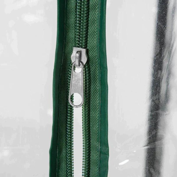 Rootz Drivhus - Tomathus - Koldramme med rulledør - Baggård - Balkon - Have - Stål - Plastik - Gennemsigtig - 100 x 50 x 150 cm