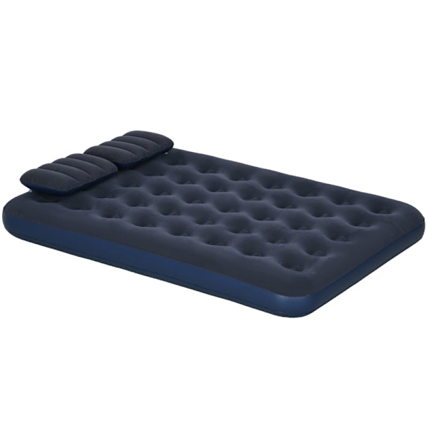 Rootz luftmadrass för 2 personer - Uppblåsbar säng - Campingmadrass - Optimalt kroppsstöd - Snabb uppblåsning - Slitstark halkfri yta - 203cm x 152cm