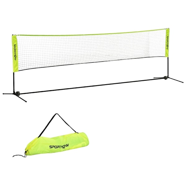 Rootz Portable Badminton Net Sæt - Volleyball Net - Højdejusterbar - Metalramme - Bæretaske - Blå - 420cm x 103cm x 107-155cm