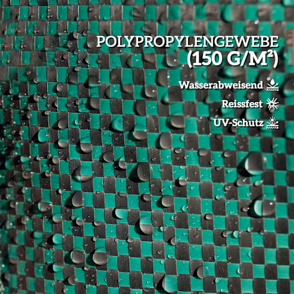 ROOTZ 3X120L Havesæk sæt - Vandtæt bladposer - UV -resistente affaldsposer - holdbar og sammenfoldelig - Ø45 x 76H cm