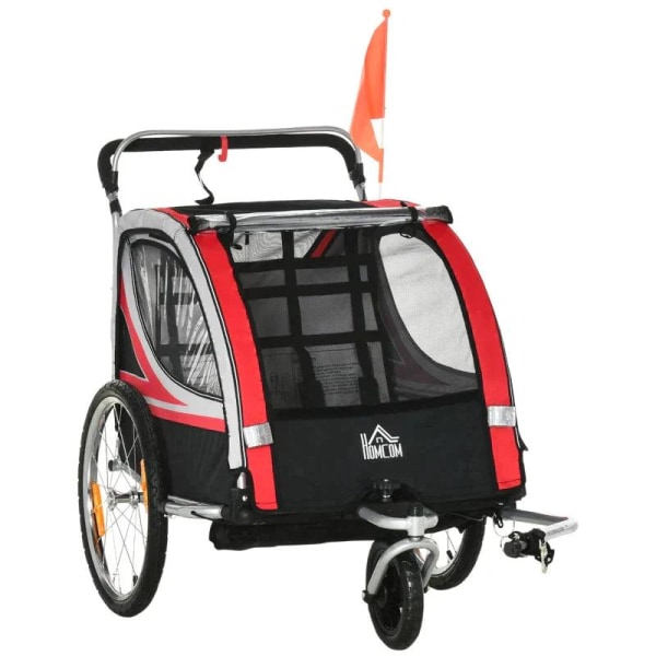 Rootz Cykelvagn för barn - 2 i 1 barnvagn - Cykelsläp för barn - bd1d |  Fyndiq