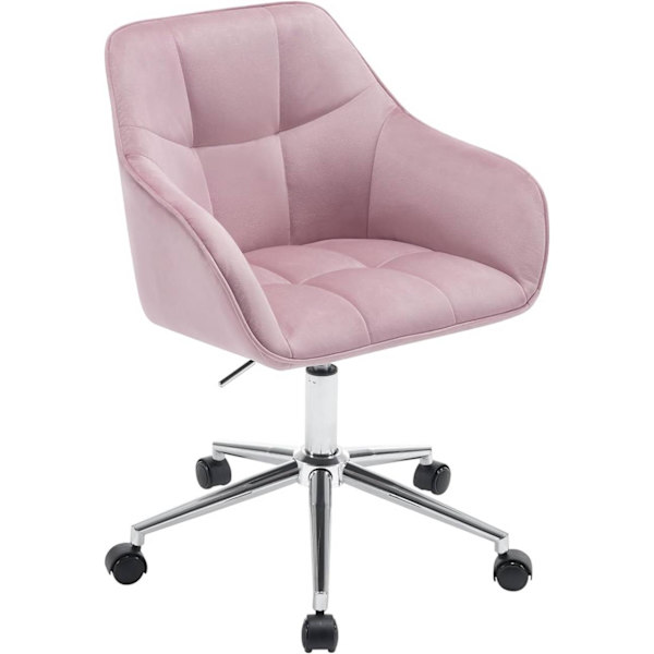 Rootz Velvet -toimistotuoli - Pöytätuoli - Kääntötuoli - Ergonominen muotoilu - Säädettävä korkeus - 61cm x 90cm x 56cm