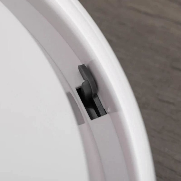 Rootz foder til kæledyr - 6 rums foder til katte - foder til kæledyr med digital timer - LED-skærm - Hvid + Grå - Ø30,5 x 7,2H cm