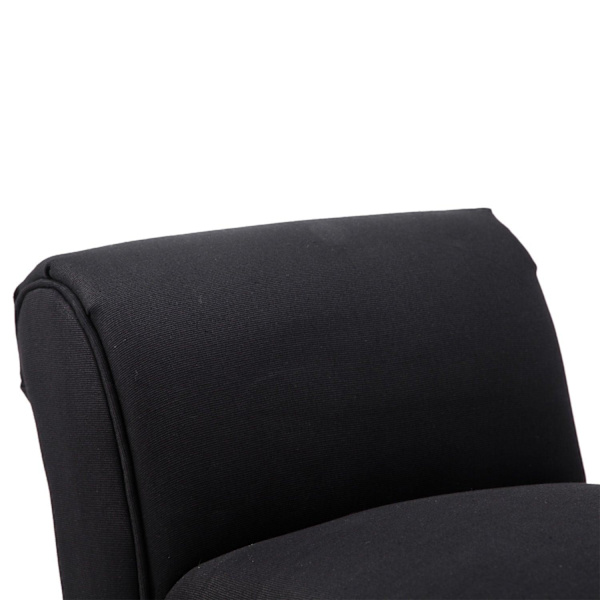 Rootz BedBench - Sort - Konstrueret træ, skum - 40,15 cm x 12,2 cm x 20,07 cm