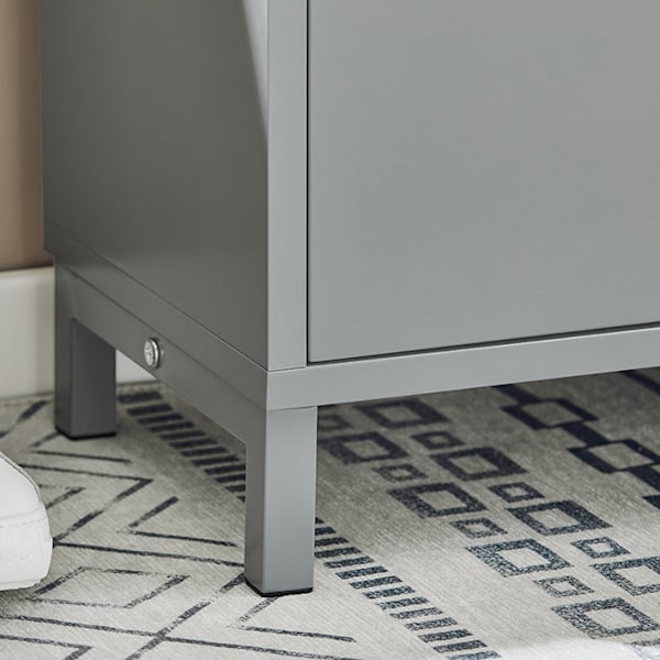 Rootz Shoe Storage -kaappi - kenkäjärjestäjä - kenkäteline - tilaa säästävä muotoilu - mitat: 60x52x24cm - pitää jopa 113 kg