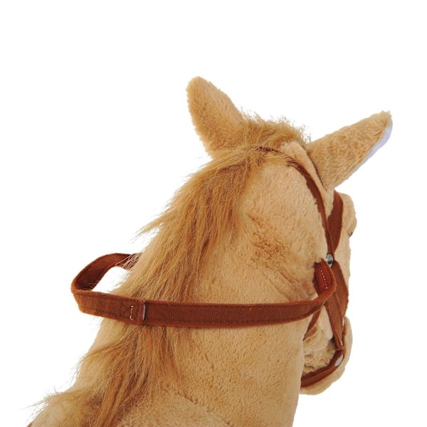 Rootz Ridhäst - Beige - Plysch, Metall, Pp Bomull - 33,46 cm x 11,02 cm x 23,62 cm