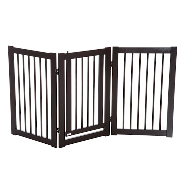 Rootz Barrier Grid Koirille - Ruskea - Suunniteltu puu - 61,02 cm x 0,59 cm x 29,92 cm