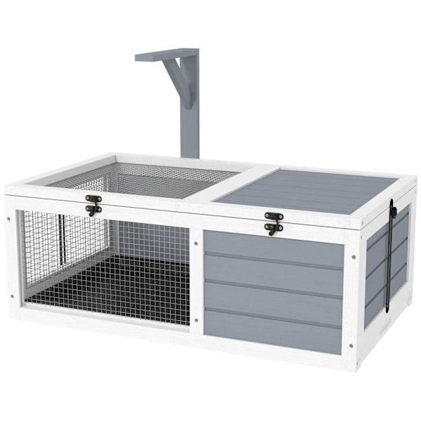 Rootz Turtle House - Small Animal Habitat - Tortoise Shelter - Lamphållare - Easy Clean - 81 x 48 x 31,5 cm