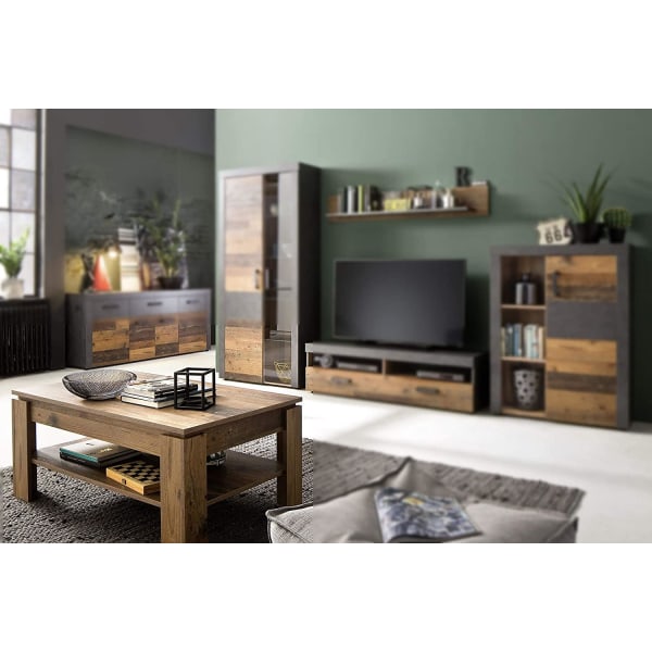 Rootz Sofabord - Sofabord - Brun og Sort - 110 x 47 x 65 cm