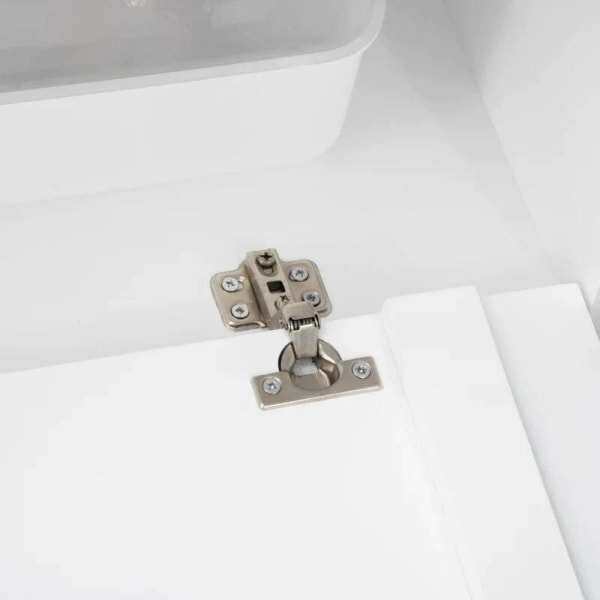 Rootz kattlåda - Kattlåda - Kattskåp med 2 hyllor - 2-i-1 designmagnetdörr - MDF - Vit - 90L x 48W x 43,5H cm