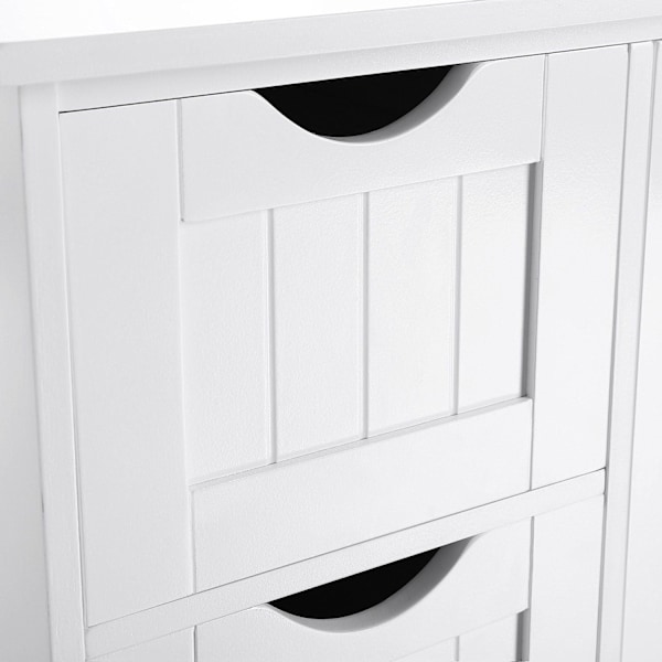 Rootz Badeværelsesskab - Opbevaringsskab - Organizer - Hvid - MDF plader - 55cm x 82cm x 30cm