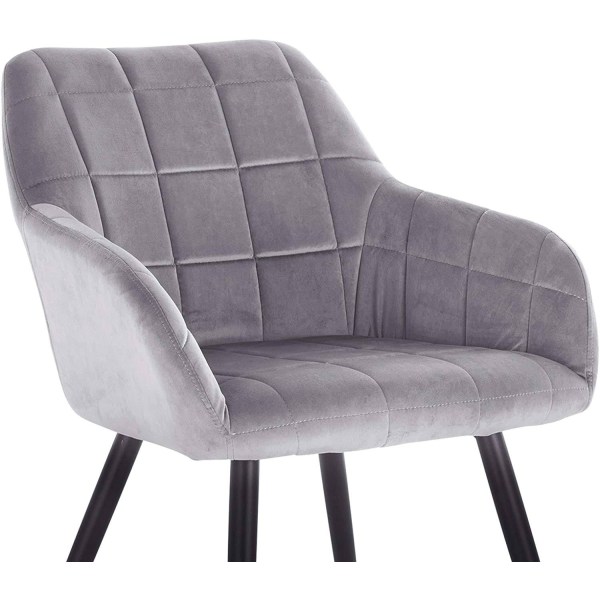 Rootz Velvet Matstolar - Eleganta sittplatser - Bekväma stolar - Ergonomisk design - Hållbar konstruktion - Mångsidig stil - 49cm x 43cm x 81cm