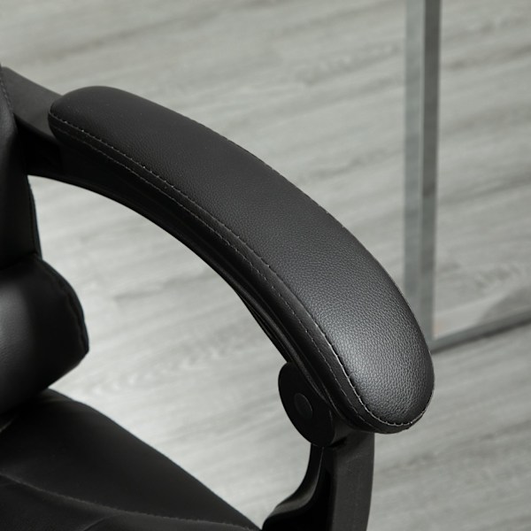 Rootz Executive Office -ordförande - Ergonomisk ordförande - Recining Seat - Comfort Tilt -funktion - 64,5 cm x 69 cm x 117 cm - Svart