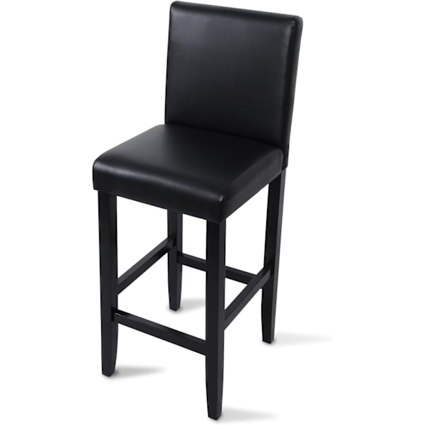 Rootz Set med 2 barstolar - Bänkstolar - Köksstolar - Högkvalitativt konstläder - Ergonomisk design - Modern industriell stil - 110 cm x 41 cm x 37,5
