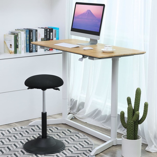 Rootz skammel - Bordskammel - Højdejusterbar - Ergonomisk - Roterbar - Anti-Slip - Sort