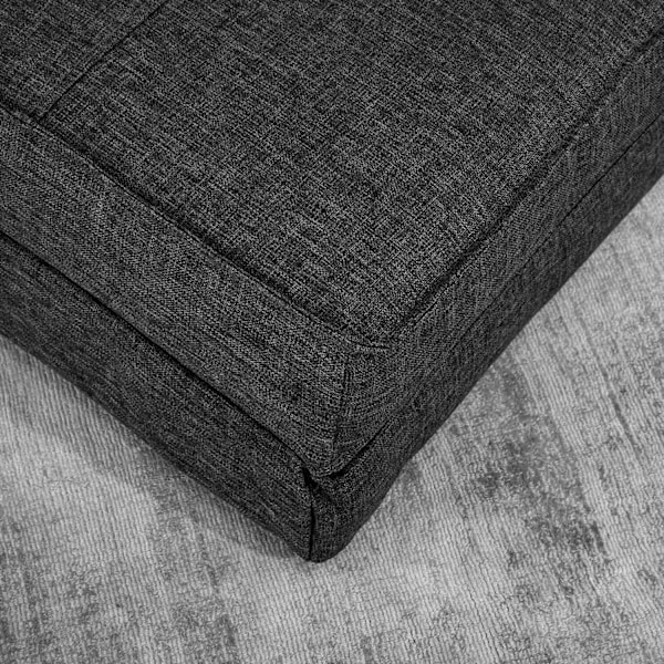 Rootz Convertible lænestol - sammenfoldelig gæstemadras - Justerbar ryglæn - Høj komfortskum - 61L X 73W X 58H CM