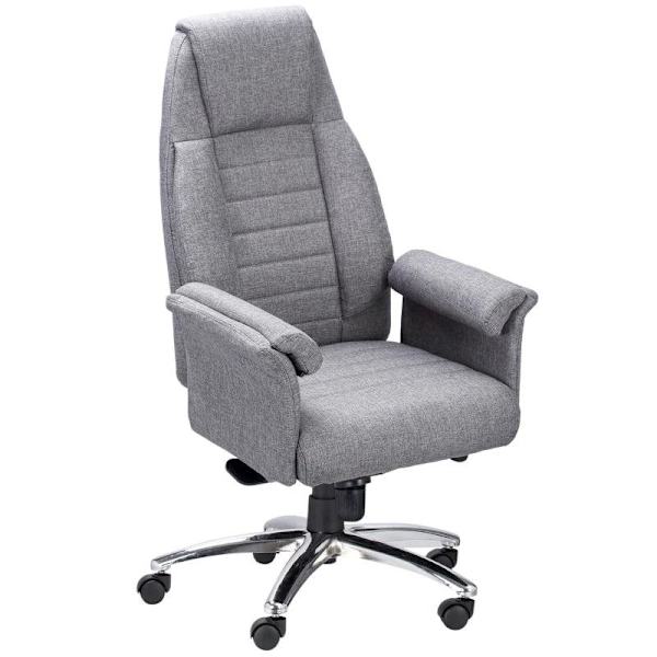 Rootz kontorsstol - Ergonomisk snurrstol - Justerbar i höjdled - Ljusgrå - 68 x 72 x 120-126 cm