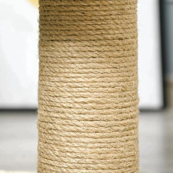 Rootz Kradsestolpe - Kattetræ - Katteseng - Katteskrabe - Kattelegestamme - Katteklatretræ - 40 x 30 x 56 cm