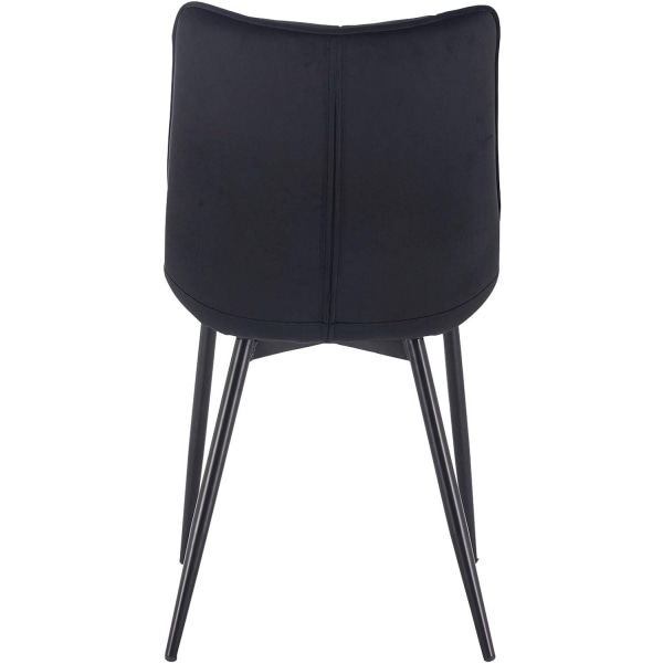 Rootz 8 ruokapöydän tuolin setti - Velvet-istuin - Metalliset jalat - Mukava ja ergonominen - Kestävä ja pitkäikäinen - Lattian suojaus - 85,5 cm x 46
