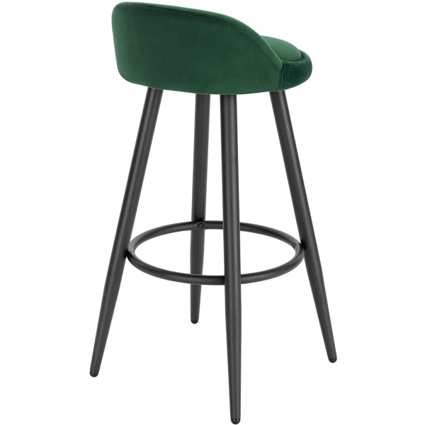 Rootz Velvet Barpall - Bänkpall - Justerbar Barstol - Bekväma sittplatser - Slitstark design - Reptålig - 37,5 cm x 34 cm