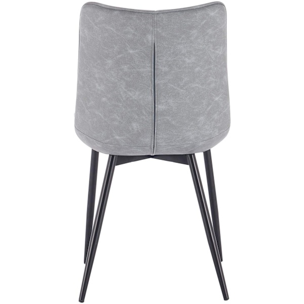 Rootz Set med 2 matstolar - Köksstolar - Sittplatser i konstläder - Bekväm och hållbar - Mångsidig och golvsäker - 46 cm x 40,5 cm x 85,5 cm