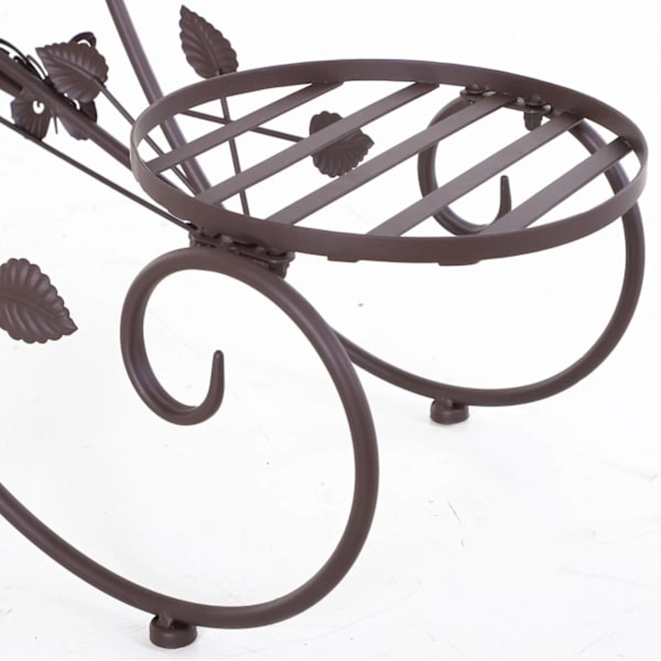 Rootz Plantetrappe - Plantestativ - Blomsterstativ - Metal - Bronze - 3 niveauer - 75 x 28 x 66 cm