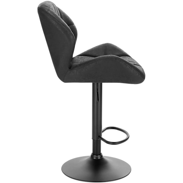 Rootz Barpall - Justerbar bänkstol - Vridbar barstol - Ergonomisk design - Modernt utseende - Enkel montering - 94cm-116cm x 50cm x 40cm