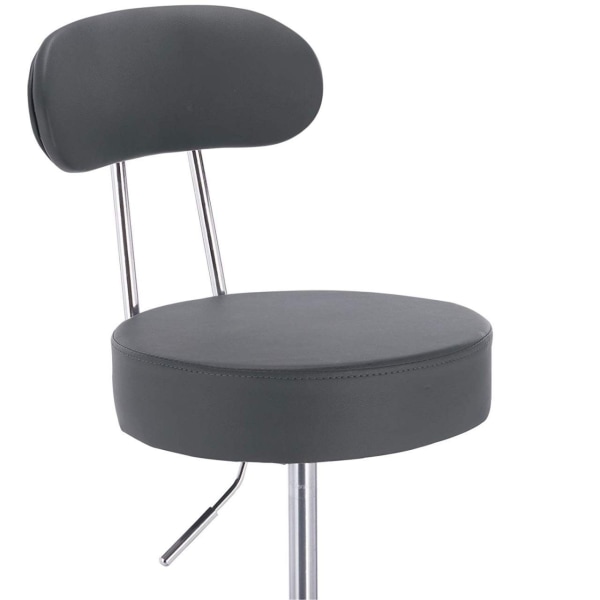 Rootz Ergonomic Swivel Pall - Kontorsstol - Justerbar sits - Högkvalitativt konstläder - Slitstark metallram - Flexibel 360° rotation - 75cm-87cm x 35