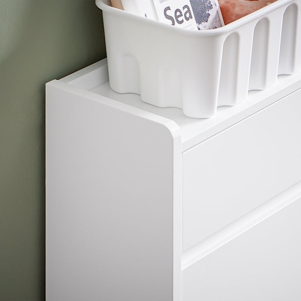 Rootz Skoförvaringsenhet - Skoorganisator - Entréskåp - Utrymmesbesparande design - MDF-material - 98x95x19cm