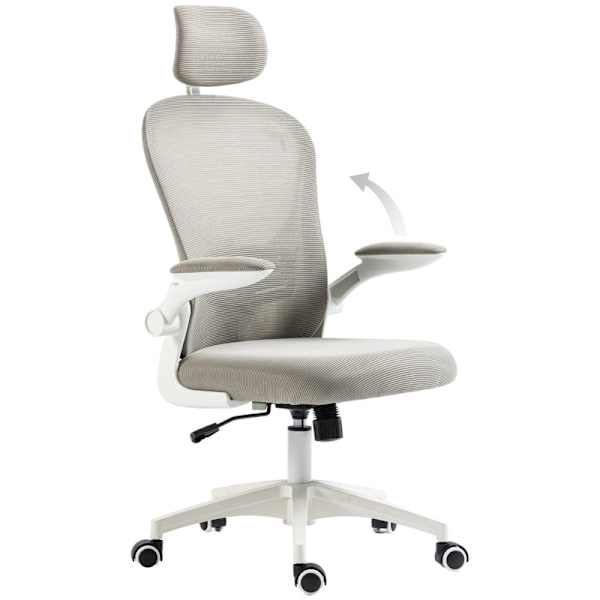 Rootz Kontorstol - Computerstol - Arbejdsstol - Ergonomisk design - 62cm x 64cm x 112-120cm