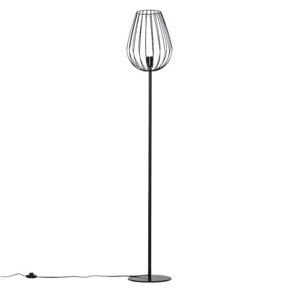 Rootz gulvlampe - Retro - Industriel - Metalgitter - Bur - Lampe