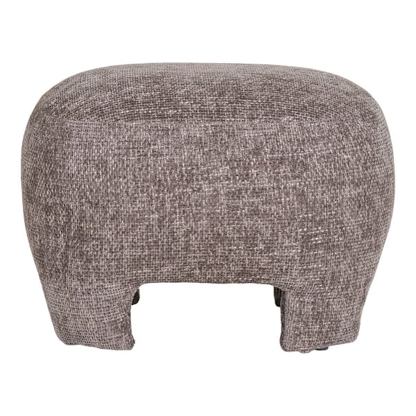 Rootz Nazare Pouf - Aksenttipala - verhoiltu jalkatuki - monipuolinen ylimääräiset istuimet - 53x41x38 cm