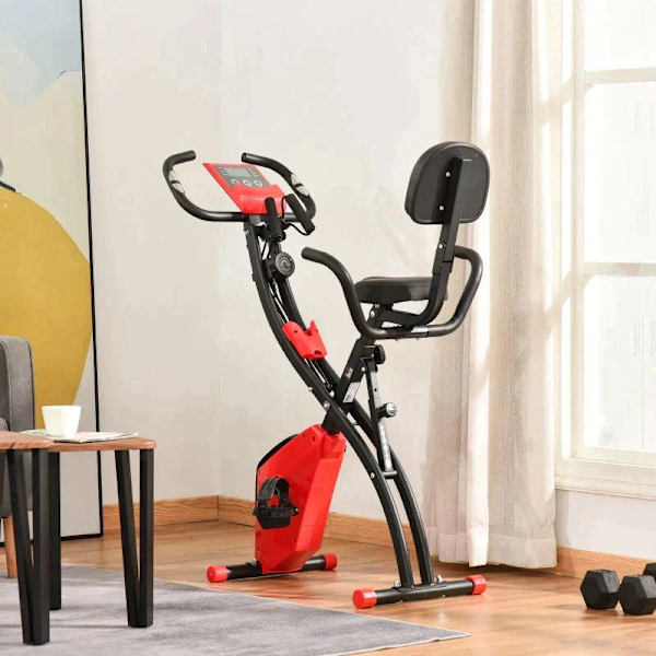 Rootz Motionscykel - X-Bike Cykeltræner - Cykeltræner - X-Bike - Home Trainer Cykel - Rød/Sort